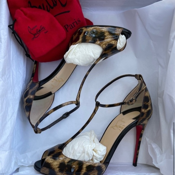 Authentic Louboutin Senora in 100 MM - Picture 5 of 6